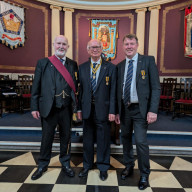 Provincial Grand Visitor visits Stonebow Conclave